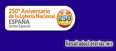 Ultimos resultados loteria nacional de espana sorteo 250 aniversario